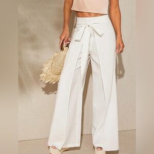 Brand new Happily Grey wide open leg pants.